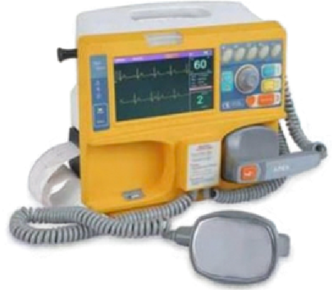 Biphasic Defibrillator (Yellow) — Model AV-BD5