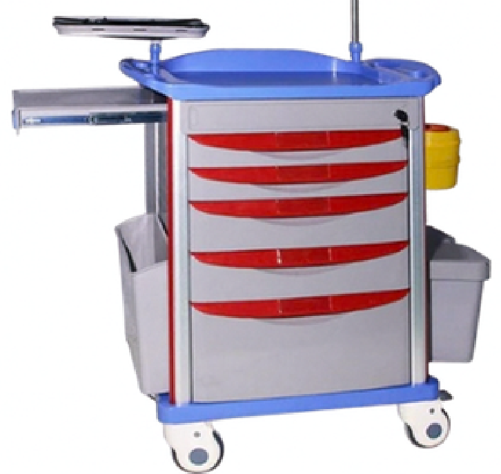 Arovia emergency recovery hydraulic trolley hospital equipment