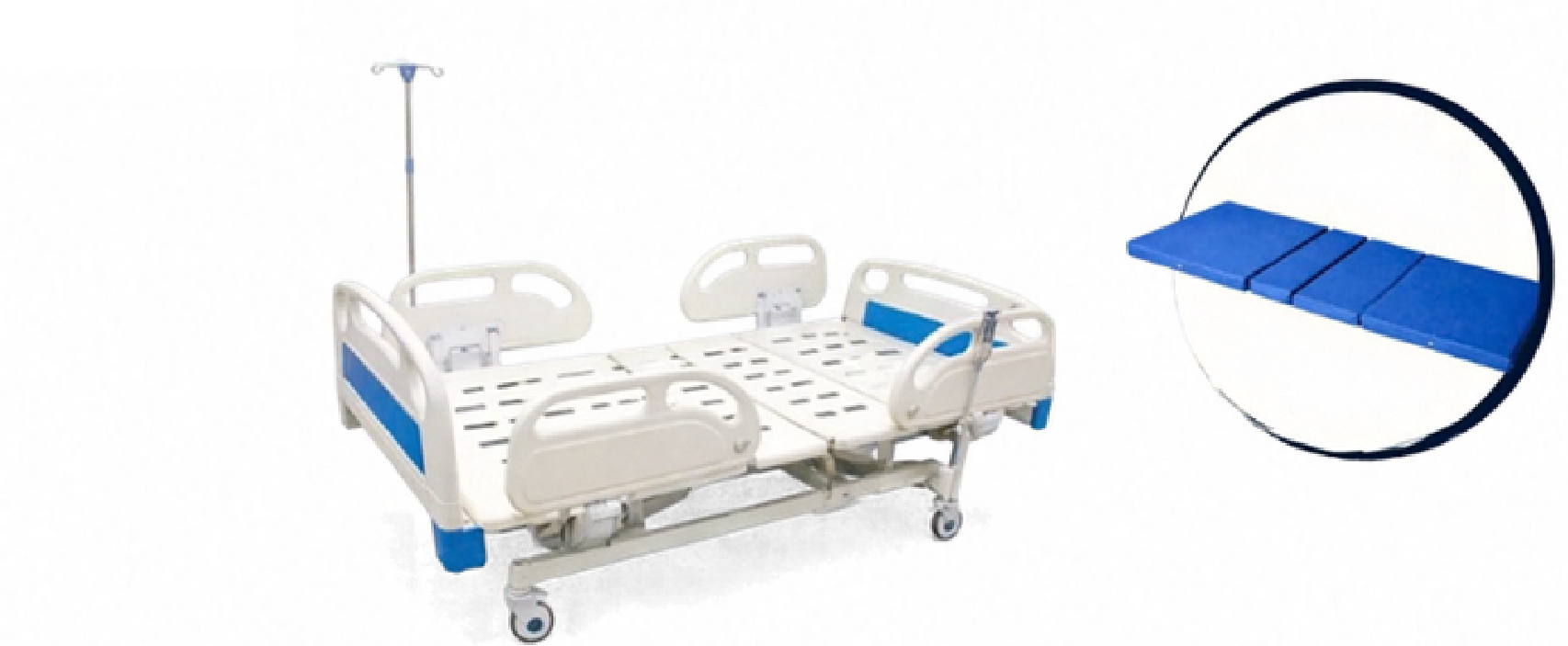 Electric ICU Bed 3 Function (ABS Panel & ABS Side Railing) — Model AV-EI3A
